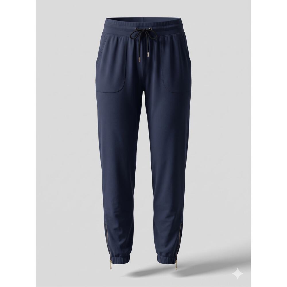 Zyia Active Womens S Athleisure Minimalist Outdoors Gorpcore Ankle‎ Zip Joggers